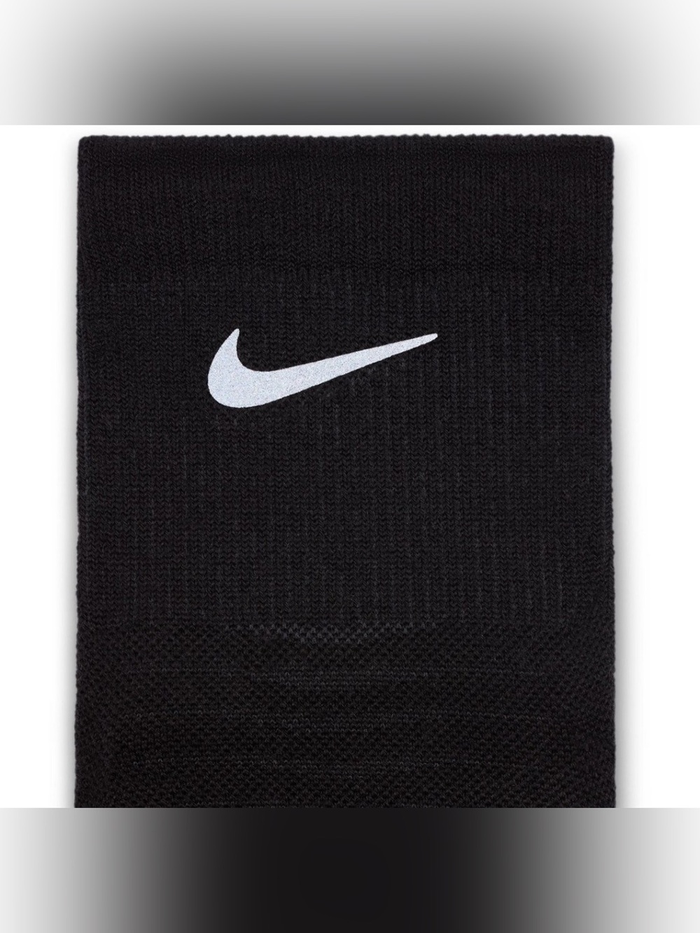 Nike Trail Dri-FIT Ankle Running Socks - Black with White Swoosh - Picture 10 of 11